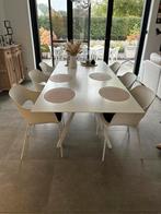 Moderne tafel met 6 stoelen, Huis en Inrichting, Tafels | Eettafels, Ophalen