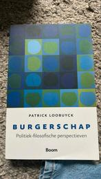 Patrick Loobuyck - Burgerschap, Boeken, Filosofie, Patrick Loobuyck, Nieuw, Ophalen of Verzenden, Cultuurfilosofie