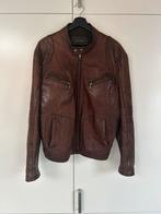 Leder Jacket van buffel leer, Kleding | Heren, Ophalen of Verzenden, Maat 56/58 (XL), Bruin, Zo goed als nieuw