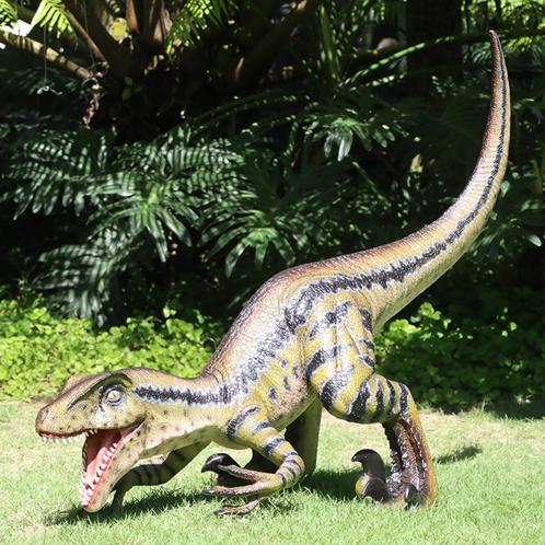 Velociraptor – Razor Beaks Lengte 127 cm Gell Coated, Verzamelen, Dierenverzamelingen, Nieuw, Ophalen of Verzenden