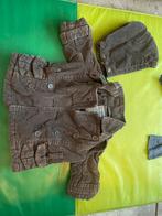 Warme jas met afneembare kap, Kinderen en Baby's, Babykleding | Maat 74, Gebruikt, Ophalen