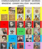 Vinyl frans: Aznavour - Béart - Brassens - Hallyday - Adamo, Cd's en Dvd's, Vinyl | Overige Vinyl, Ophalen, Gebruikt