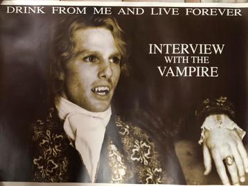 Affiche du film Entretien avec un vampire, Rectangulaire horizontal, A1 jusqu'à A3, Enlèvement, Utilisé