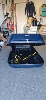 Galerie box de universelle toit de voiture 425litres, Enlèvement, Utilisé
