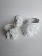 Set van 3 keramieken bloempotjes/hondjes, Ophalen