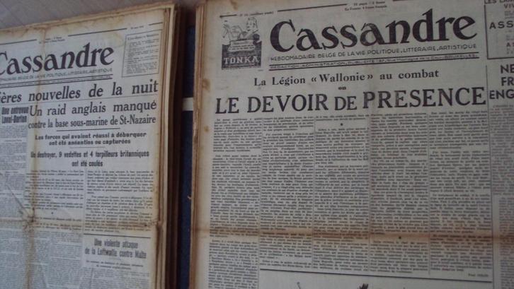 WW2 groot lot collaboratie Cassandre Rex Legioen, Verzamelen, Militaria | Tweede Wereldoorlog, Ophalen of Verzenden