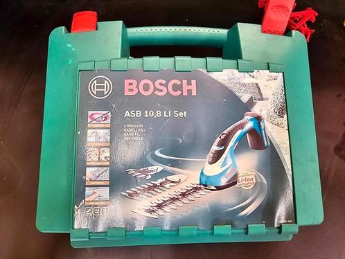 Bosch ASB 10,8 LI set, zonder oplader., Tuin en Terras, Heggenscharen, Zo goed als nieuw, Ophalen of Verzenden