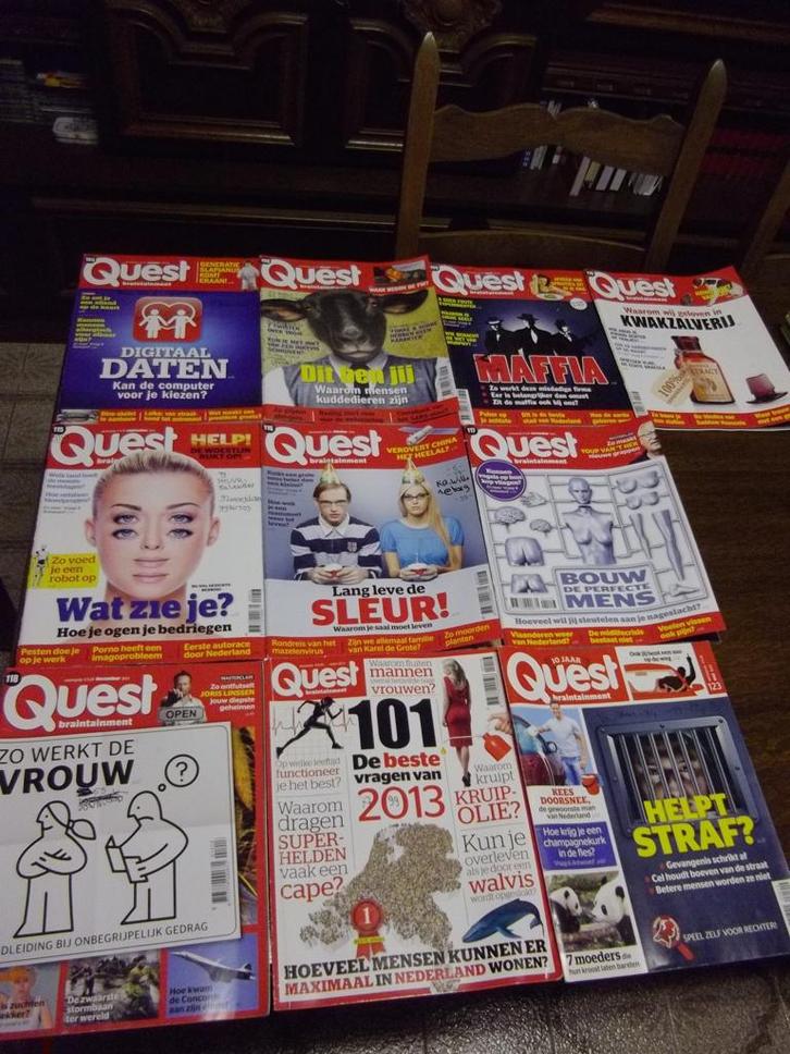 Quest Braintainment- Wetens. tijdschriften, Boeken, Tijdschriften en Kranten, Gelezen, Wetenschap en Natuur, Ophalen of Verzenden