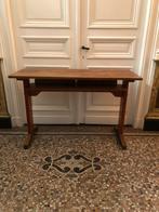 ORIGINEEL VINTAGE TAFEL BUREAU DESK SIDETABLE HOUT, Ophalen, Gebruikt, Bureau