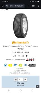 Pneus neiges continental 235/55 R19, Auto-onderdelen, Banden en Velgen, Gebruikt, Winterbanden, 235 mm, Band(en)