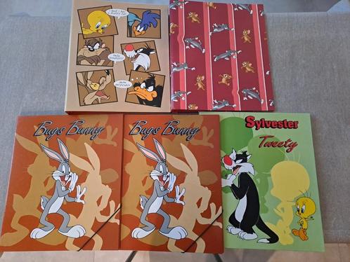 5 RECOUVREMENTS pour enfants (Looney Tunes et Tom & Jerry), Divers, Fournitures scolaires, Comme neuf, Enlèvement ou Envoi