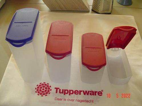 Tupperware RuimteSpaarders POP  diverse maten per stuk, Huis en Inrichting, Keuken | Tupperware, Zo goed als nieuw, Blauw, Rood