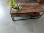 Salontafel Driftwood en staal, Huis en Inrichting, Ophalen, Gebruikt, 100 tot 150 cm, 50 tot 100 cm