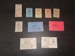 10 anciens tickets de football du "FC Brugge", Enlèvement