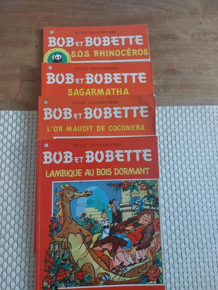 BD - Lot de 4 BD "Bob & Bobette", Livres, BD, Utilisé, Enlèvement ou Envoi