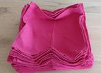 84 servetten fuchsia roze 40x40cm eenmalig gebruikt, Comme neuf, Rose, Enlèvement ou Envoi