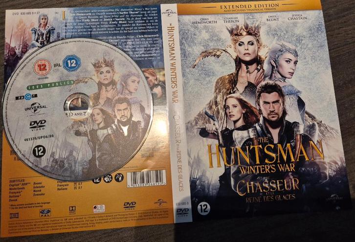 The huntsman: Winter's war, Cd's en Dvd's, Dvd's | Actie, Zo goed als nieuw, Actie, Vanaf 12 jaar, Ophalen of Verzenden