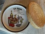 Vintage pizzaborden L’ Hirondelle set 6 stuks, Antiek en Kunst, Antiek | Servies compleet, Ophalen of Verzenden