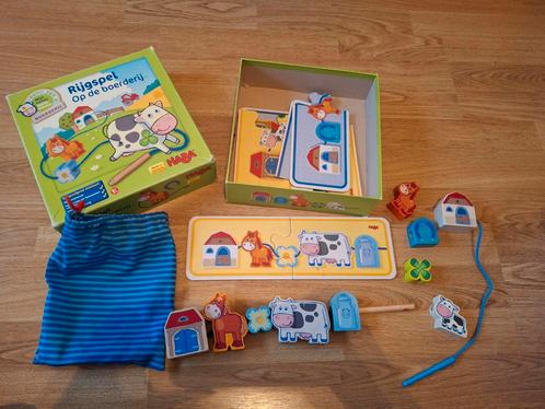 HABA - rijgspel op de boerderij, Kinderen en Baby's, Speelgoed | Educatief en Creatief, Ophalen