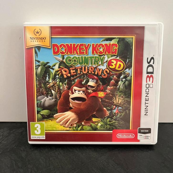 Donkey Kong Country Returns 3D - Selects, Games en Spelcomputers, Games | Nintendo 2DS en 3DS, Zo goed als nieuw, Overige genres