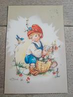 Carte ancienne, décrite + cachet en Bf., Collections, Enlèvement ou Envoi