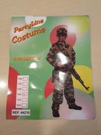 Verkleedkledij legerkostuum, Kinderen en Baby's, Carnavalskleding en Verkleedspullen, Ophalen, Zo goed als nieuw, 134 t/m 140