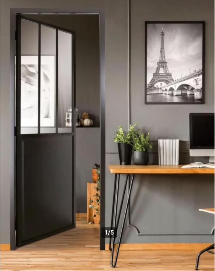 steel look deur, Doe-het-zelf en Bouw, Deuren en Vliegenramen, Ophalen