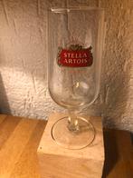 stella artois 0,25 l recht glas op voetje, Verzamelen, Biermerken, Ophalen of Verzenden, Zo goed als nieuw, Glas of Glazen, Stella Artois