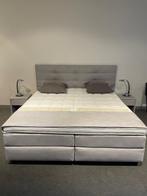 Boxspring Sleepconsult Pocket 22, topper talalaylatex, 180cm, Ophalen of Verzenden, 180 cm, 200 cm, Grijs