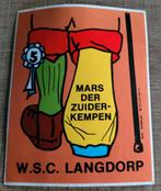 Oude sticker: Mars der Zuiderkempen - Langdorp, Verzamelen, Ophalen of Verzenden, Gebruikt, Bedrijf of Vereniging