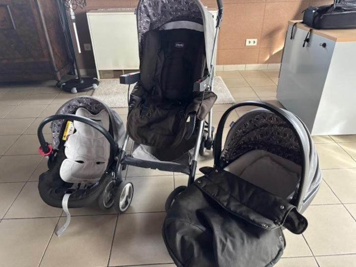kinderwagen chicco 3in1, Kinderen en Baby's, Babywiegjes en Ledikanten, Zo goed als nieuw, Overige typen, Ophalen