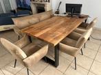 Eettafel en stoelen, Huis en Inrichting, Ophalen, 100 tot 150 cm, Vijf personen of meer, Nieuw