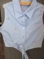 NIEUW blauw-wit gestreept top met ijsjs LAPIN HOUSE maat 122, Meisje, Nieuw, Ophalen of Verzenden, Shirt of Longsleeve