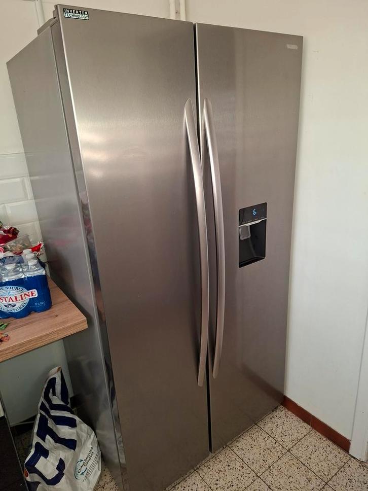 Frigo américain Valberg, Elektronische apparatuur, Koelkasten en IJskasten, Gebruikt, Met aparte vriezer, 200 liter of meer, 160 cm of meer