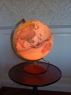 Globe lumineux avec socle en bois, Comme neuf, Enlèvement, Lumineux