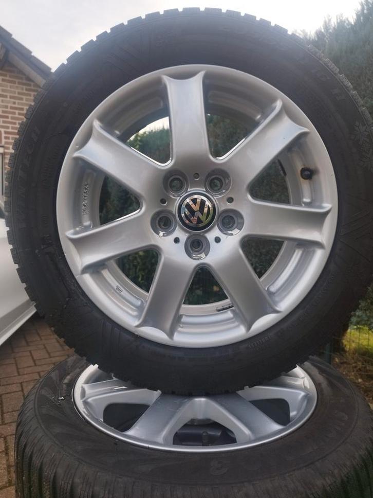 Winterbanden 205/55/R16 voor Volkswagen 5X112, Auto-onderdelen, Banden en Velgen, Band(en), Winterbanden, 16 inch, 205 mm, Personenwagen