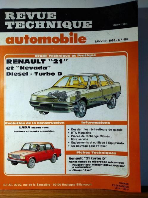 RTA - Renault 21 et Nevada - Lada - n 487, Auto diversen, Handleidingen en Instructieboekjes, Ophalen of Verzenden