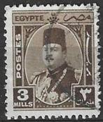 Egypte 1944/1946 - Yvert 225 - Koning Farouk (ST), Timbres & Monnaies, Timbres | Afrique, Égypte, Affranchi, Envoi