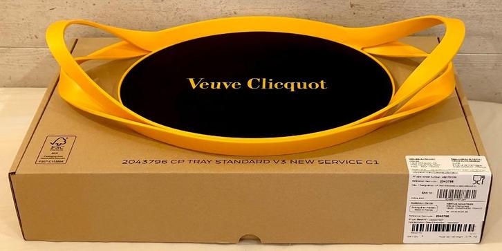 Champagne Veuve Clicquot, XL Serving Tray, Double Handles, N, Verzamelen, Merken en Reclamevoorwerpen, Nieuw, Gebruiksvoorwerp
