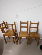 4 chaises bois masif pin, Ikea Ivar, Enlèvement