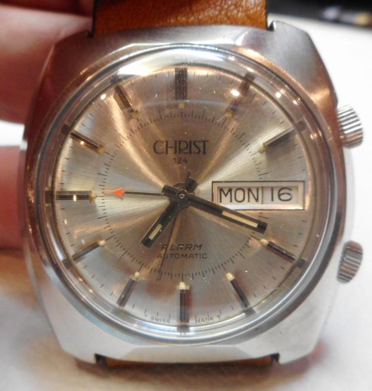 27) Christ 124 alarm automatique vintage, Handtassen en Accessoires, Edelstenen, Gebruikt, Ophalen of Verzenden