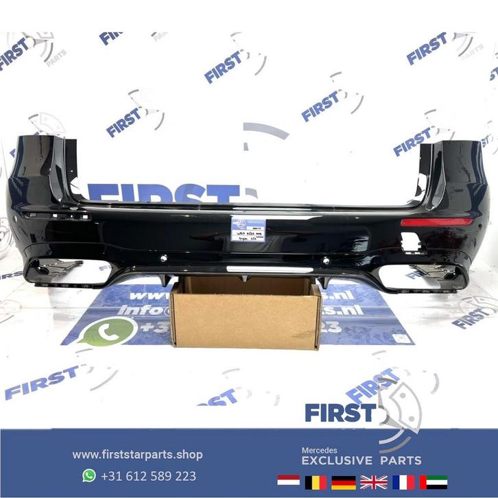 S213 E63 E63S AMG ACHTERBUMPER + DIFFUSER Mercedes E Klasse, Auto-onderdelen, Carrosserie, Bumper, Mercedes-Benz, Achter, Gebruikt