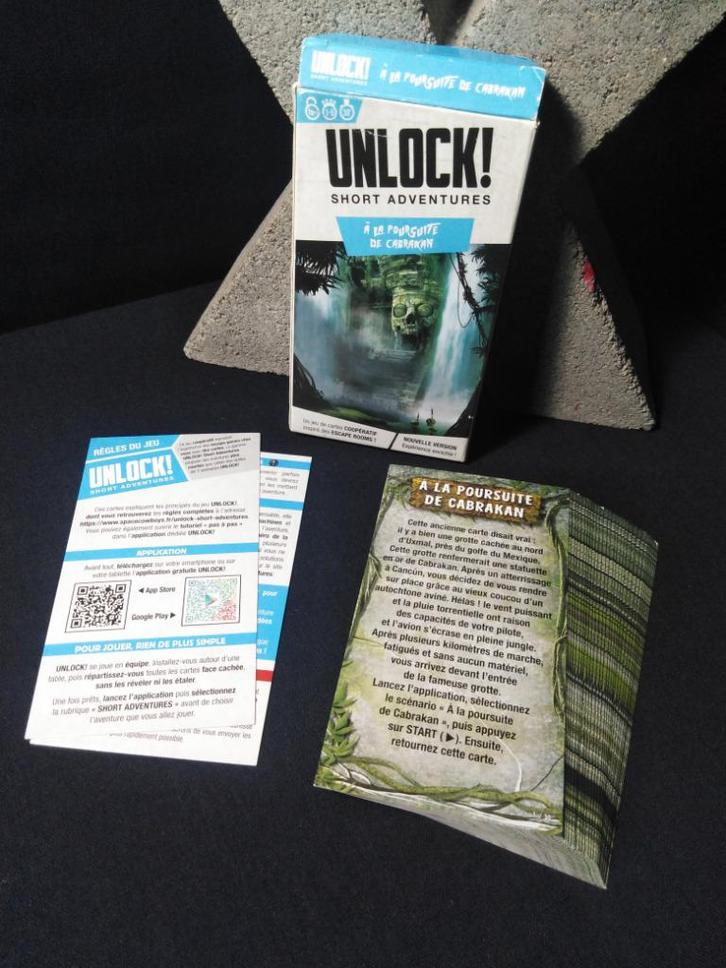 Échange - Unlock Short - A la poursuite de Cabrakan ! Pas de, Hobby en Vrije tijd, Gezelschapsspellen | Kaartspellen, Gebruikt