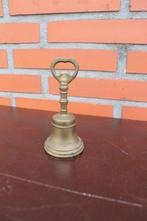 Tafelbel/aftrekker mooie staat, werkend,Oude koperen tafelbe, Ophalen of Verzenden, Koper