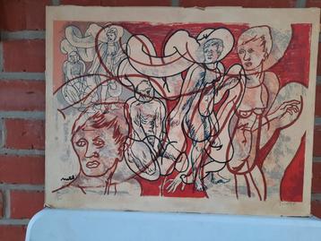 Aquarel Marcel Notebaert, Enlèvement ou Envoi