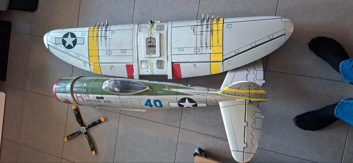 P47 Thunderbolt 1600mm span, Hobby en Vrije tijd, Modelbouw | Radiografisch | Vliegtuigen, Gebruikt, Elektro, Ophalen