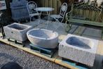 dienblad of trog in blauwe steen, plantenbak, goede keuze!!, Tuin en Terras, Ophalen, Tuin, Steen, Gebruikt