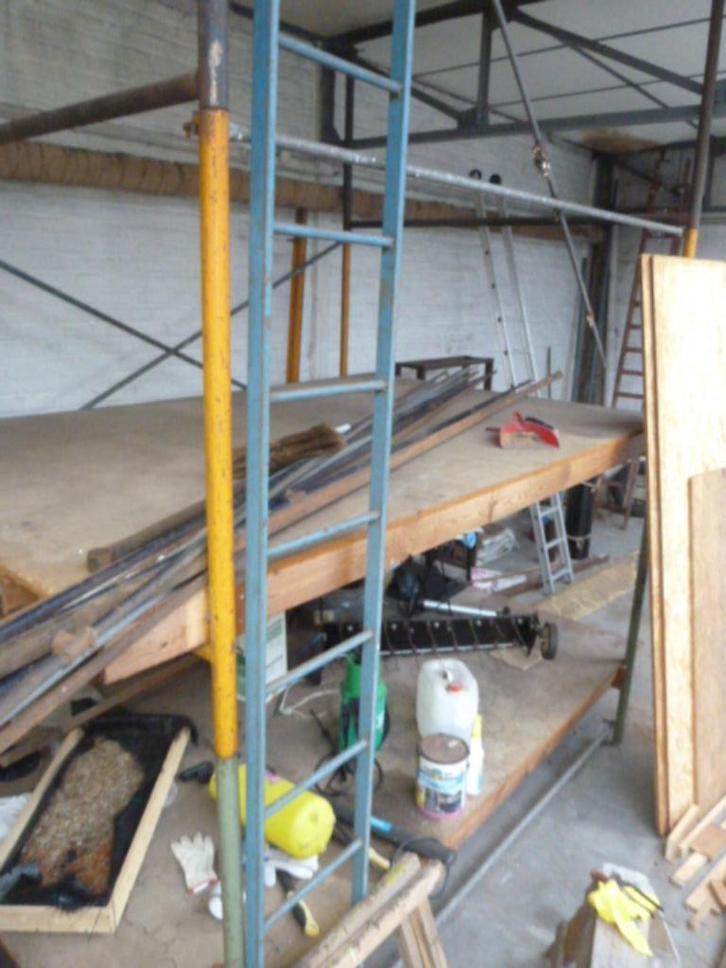 Werkplateau / Stelling / Stapelrek, Doe-het-zelf en Bouw, Steigers, Ophalen