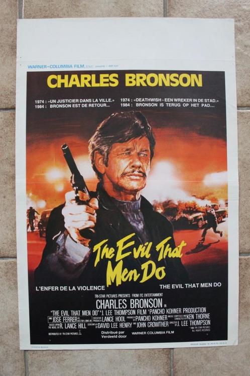 filmaffiche Charles Bronson The Evil That Men Do filmposter, Collections, Posters & Affiches, Comme neuf, Cinéma et TV, A1 jusqu'à A3