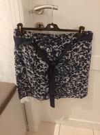 Rok ,blauw gevlekte stof ,XL, Ophalen of Verzenden, Blauw